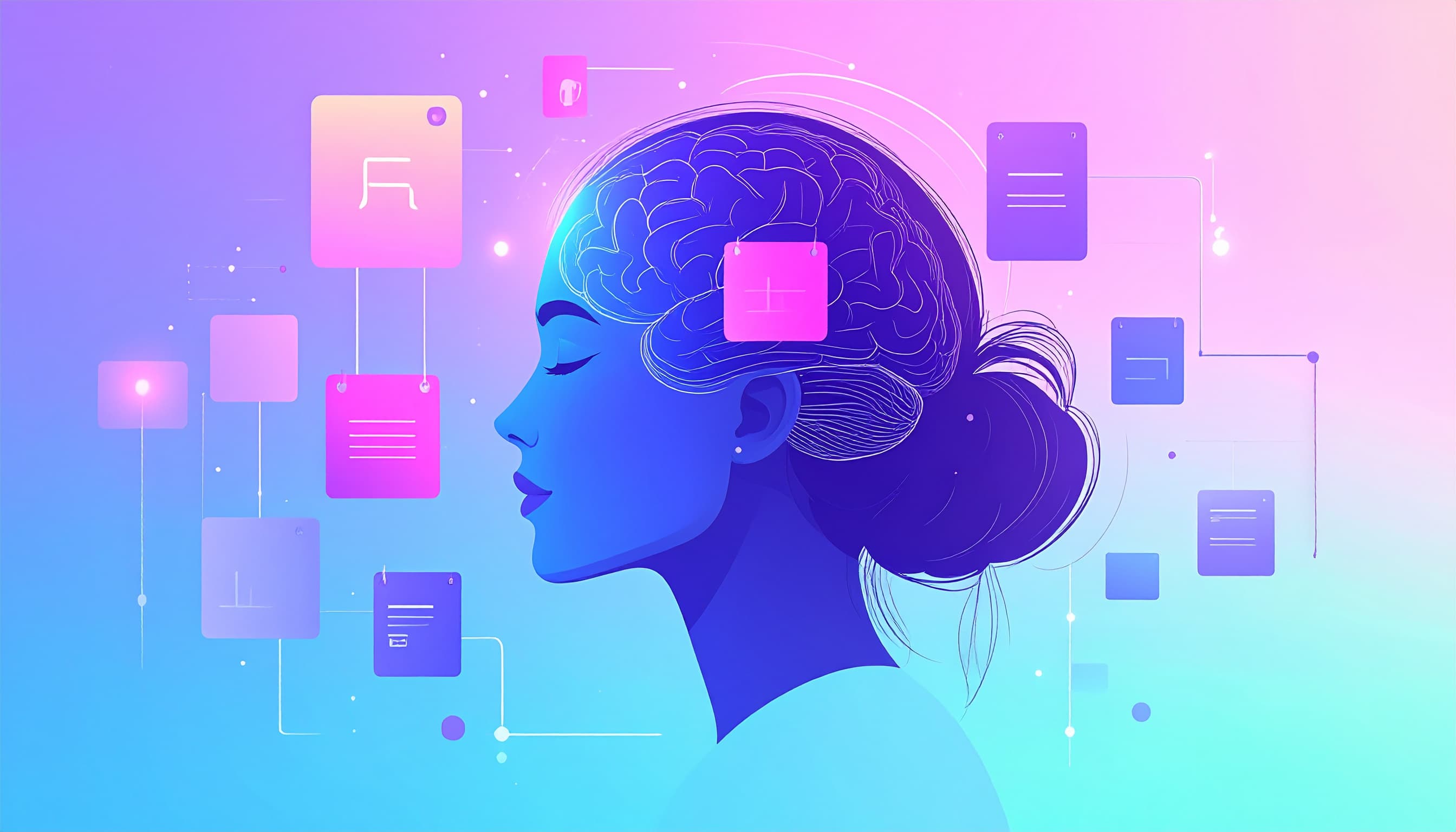 A person studying with flashcards.